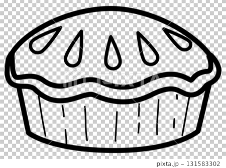 pumpkin pie outline cartoon, pumpkin pie doodle art pumpkin pie outline cartoon, pumpkin pie doodle art 131583302