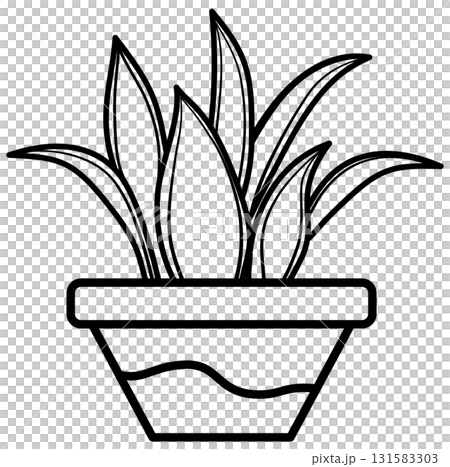 snake plant outline cartoon, snake plant plant doodle art snake plant outline cartoon, snake plant plant doodle art 131583303