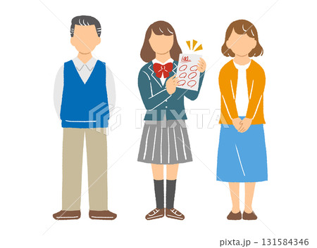 娘と両親、進路 131584346