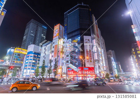 《東京都》秋葉原電気街・都市夜景 131585081