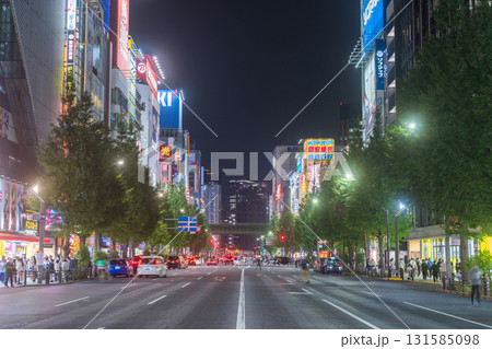 《東京都》秋葉原電気街・都市夜景 131585098