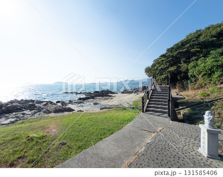 橋田鼻遊歩道・松島遊歩道　恵比寿橋（愛知県蒲郡市西浦町） 131585406