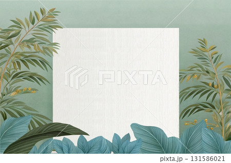 White frame,paper,document for text on pale green White frame,paper,document for text on pale green 131586021