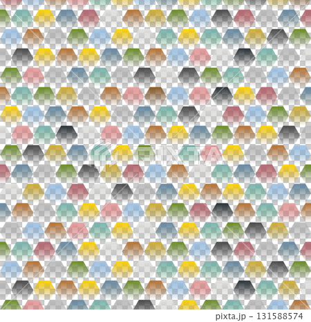 Metallic background material made of honeycomb-shaped hexagons Metallic background material made of honeycomb-shaped hexagons 131588574