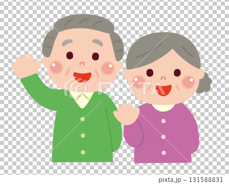 資深夫婦例證 131588831