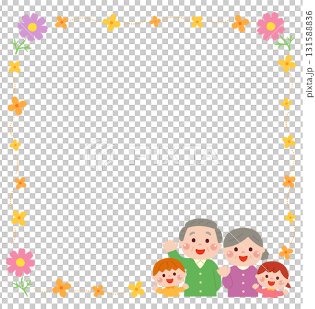 敬老の日のフレーム素材 敬老の日のフレーム素材 131588836