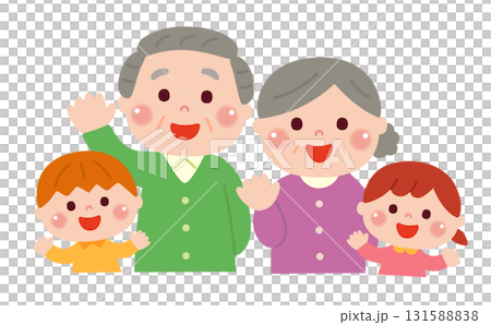 老年人日插圖 131588838