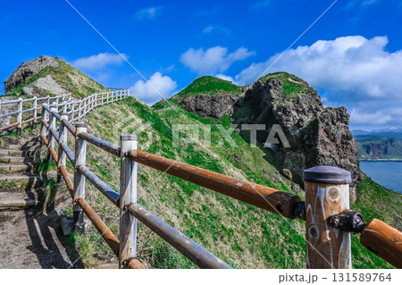 女人禁制の地　神威岬　北海道　積丹　カムイ 131589764