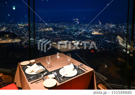 もいわ山ロープウェイ 展望台レストラン 夜景 夜パフェ もいわ山ロープウェイ 展望台レストラン 夜景 夜パフェ 131589880