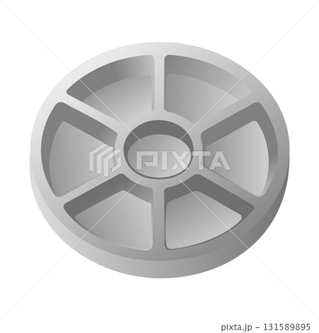 銀色グラデーションの犬用お祝い器(誕生日・クリスマス・ご褒美向け) 銀色グラデーションの犬用お祝い器(誕生日・クリスマス・ご褒美向け) 131589895