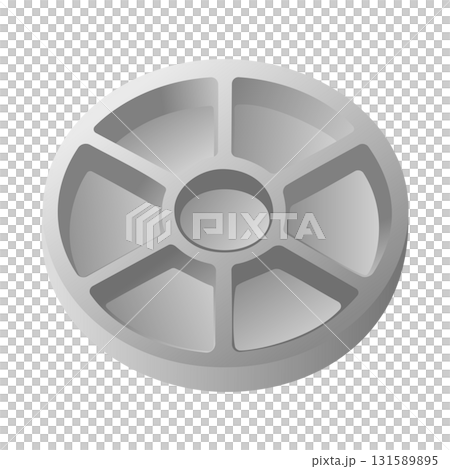 銀色グラデーションの犬用お祝い器(誕生日・クリスマス・ご褒美向け) 銀色グラデーションの犬用お祝い器(誕生日・クリスマス・ご褒美向け) 131589895