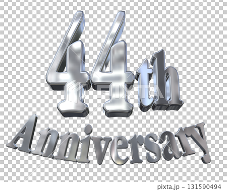 3DCG text "44th Anniversary/44th Anniversary Mark Sparkle" 3DCG text "44th Anniversary/44th Anniversary Mark Sparkle" 131590494