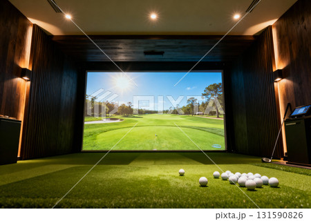 バーチャルゴルフ Virtual Golf 131590826