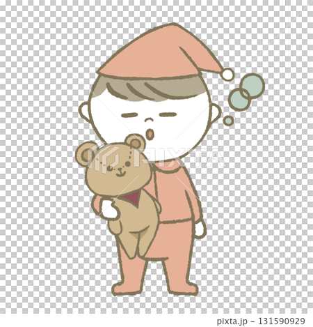 眠い子供 131590929