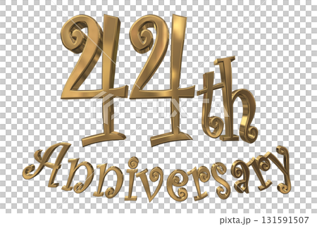 3DCG文字「44th Anniversary/44周年マークキラキラ」 3DCG文字「44th Anniversary/44周年マークキラキラ」 131591507