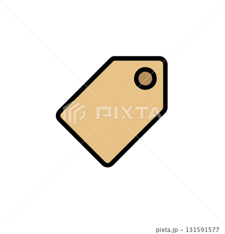 タグのカラーアイコン、素材、背景なし、資料作り 131591577