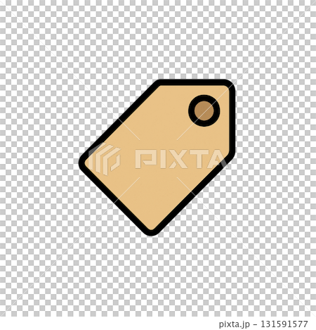 タグのカラーアイコン、素材、背景なし、資料作り 131591577