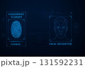 【サイバーセキュリティ技術】指紋スキャンと顔認証による多要素認証システムの画面 131592231