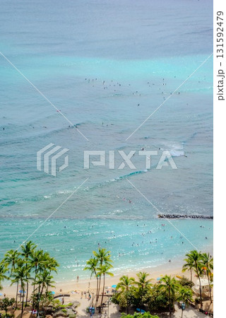 ワイキキビーチ昼 131592479