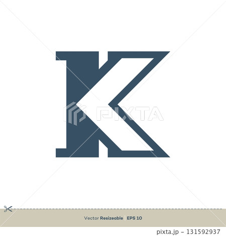 Letter K vector Logo Template Illustration Design. Vector EPS 10. Letter K vector Logo Template Illustration Design. Vector EPS 10. 131592937