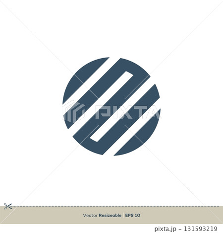 Line of Globe vector Logo Template Illustration Design 131593219