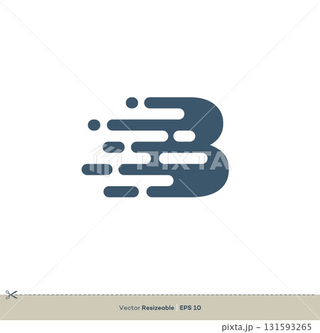 B Letter vector Logo Template illustration design 131593265