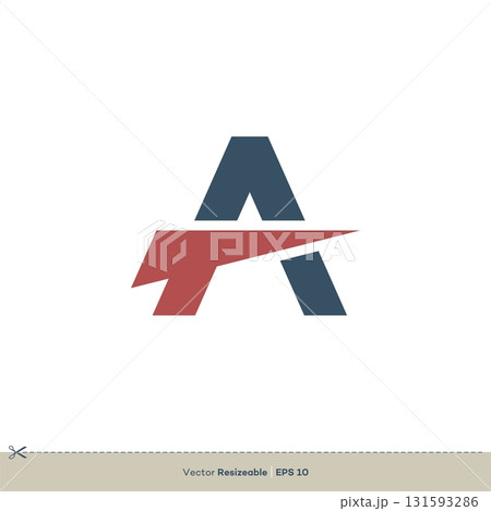 Letter A vector Logo Template illustration design 131593286