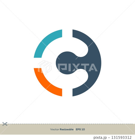Letter C vector Circle Logo illustration design Letter C vector Circle Logo illustration design 131593312