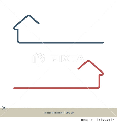 Minimalist Home - Real Estate Logo Template Illustration Design Minimalist Home - Real Estate Logo Template Illustration Design 131593417