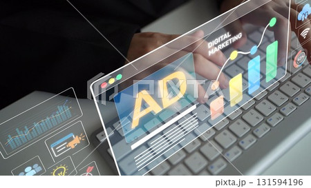 Online Ads Strategy and Digital Content Marketing for Business Growth Muxer 131594196