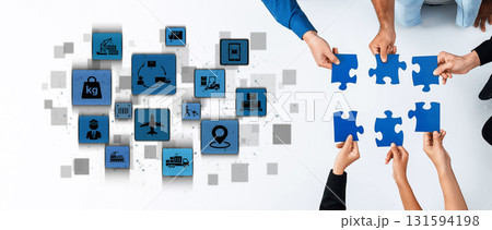 LoEnticeics icons illustrate delivery, supply chain, warehouse, and shipping. Entice LoEnticeics icons illustrate delivery, supply chain, warehouse, and shipping. Entice 131594198