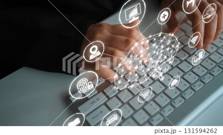 Artificial intelligence network connecting technology systems Marrow 131594262