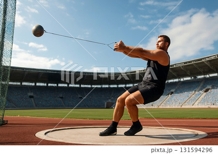 ハンマー投げ ハンマー投げ 131594296