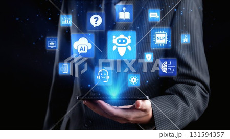 AI Artificial Intelligence Virtual Assistant for Smart Business Spire AI Artificial Intelligence Virtual Assistant for Smart Business Spire 131594357