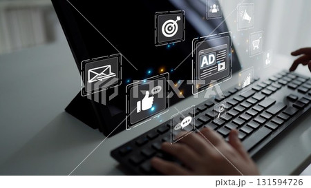 Online Ads Strategy and Digital Content Marketing for Business Growth Muxer 131594726