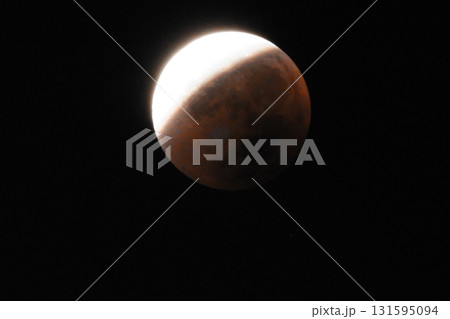 2025年9月8日の皆既月食 2025年9月8日の皆既月食 131595094