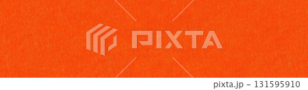 Bright orange felt background. Panoramic seamless texture, patte 131595910