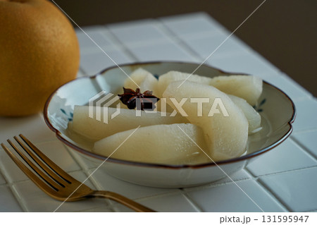 和梨のコンポート|八角香る秋のデザート 和梨のコンポート|八角香る秋のデザート 131595947