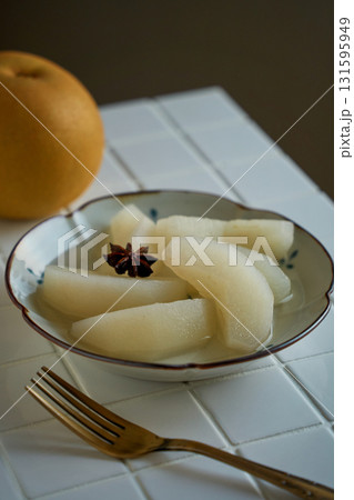 和梨のコンポート|八角香る秋のデザート 和梨のコンポート|八角香る秋のデザート 131595949