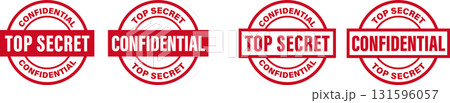 社外秘・極秘・マル秘のアイコンマーク confidential SECRET 社外秘・極秘・マル秘のアイコンマーク confidential SECRET 131596057