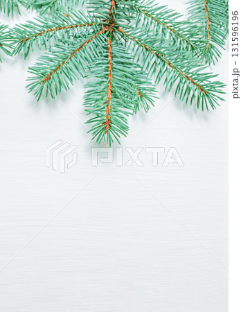 Christmas photo with space for inscriptions, this photo can be used for both Christmas and New Year themes, as well as for winter themes 131596196
