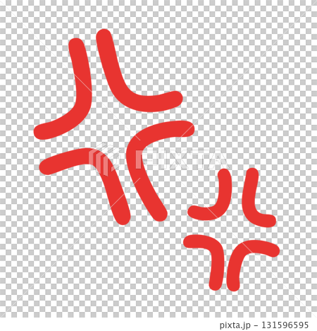 Handwritten emotion effect: anger 131596595