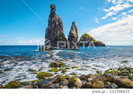 Majestic view with high cliffs in the Atlantic Ocean, Madeira 131596633