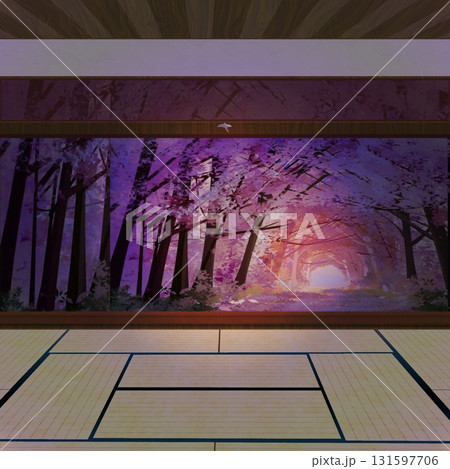 桜のある和室 桜のある和室 131597706