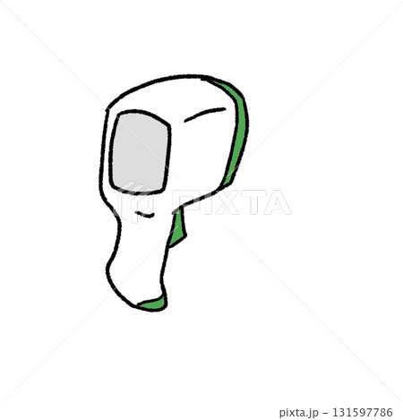 非接触体温計のイラスト 非接触体温計のイラスト 131597786