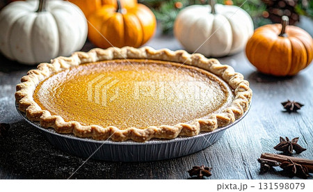 サクサク香ばしいかぼちゃの贅沢パイ 131598079