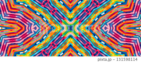 Bright multicolor background with colorful abstract kaleidoscopic pattern Bright multicolor background with colorful abstract kaleidoscopic pattern 131598114