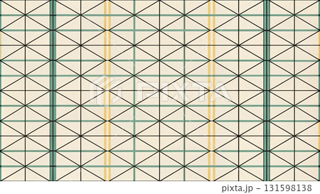A minimalist fabric pattern with irregular hand-drawn grid lines bold black vertical 131598138