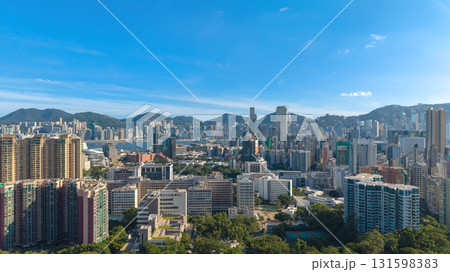 Oct 1 2025 Iconic Cityscape of Tsim Sha Tsui, Hong Kongs 131598383