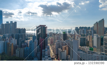 Oct 1 2025 Bustling Urban Life Along Waterloo Road, Hong Kong 131598390